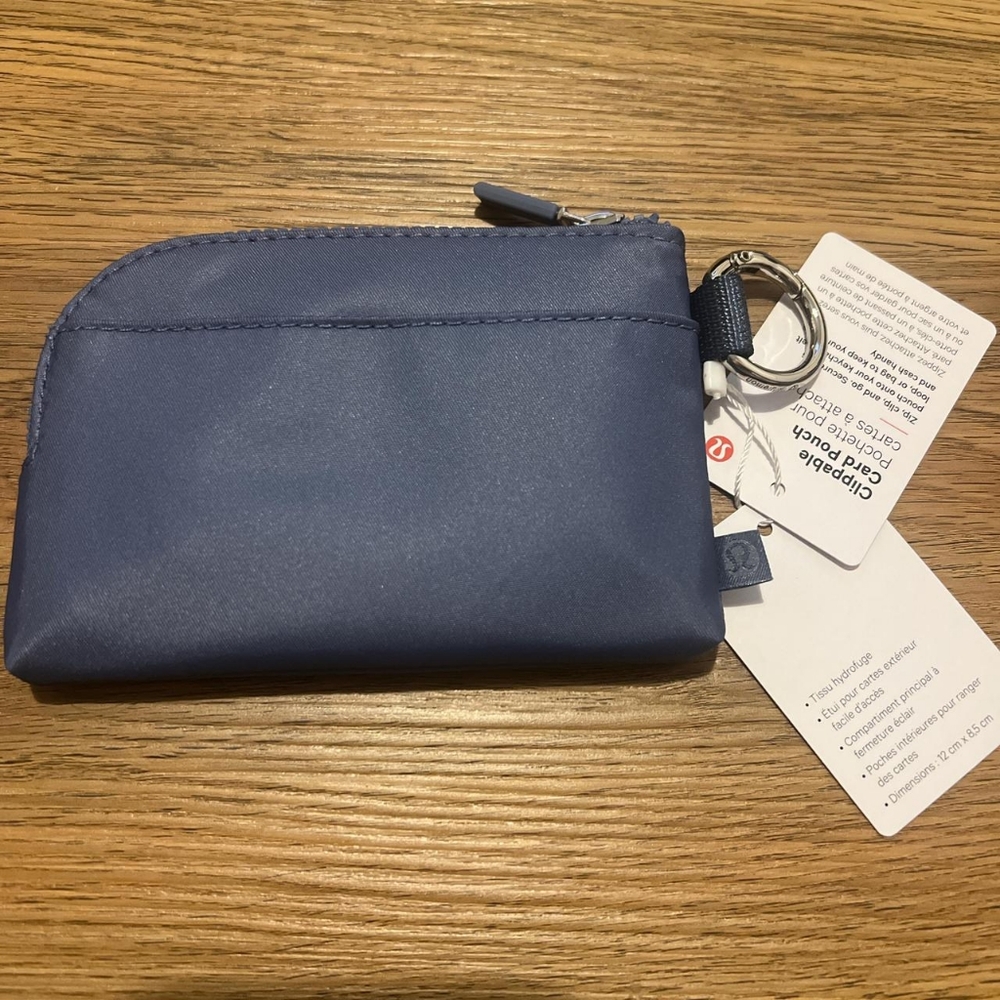 Lululemon Blue Zip Pouch - Picture 3 of 4